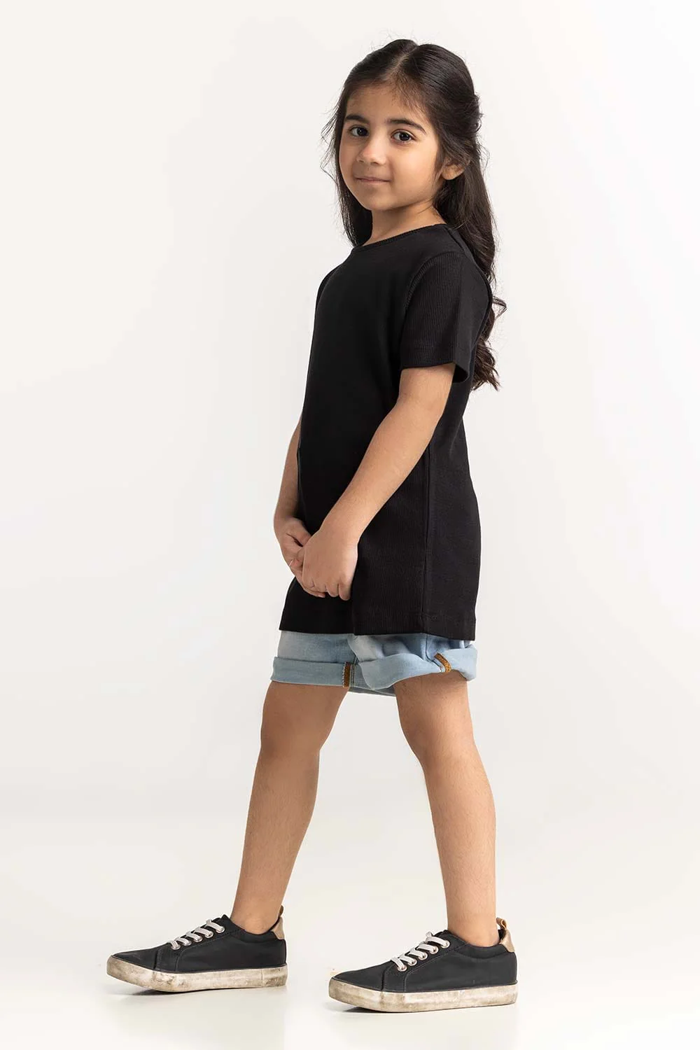 Crew Neck Basic Tee - Image 5