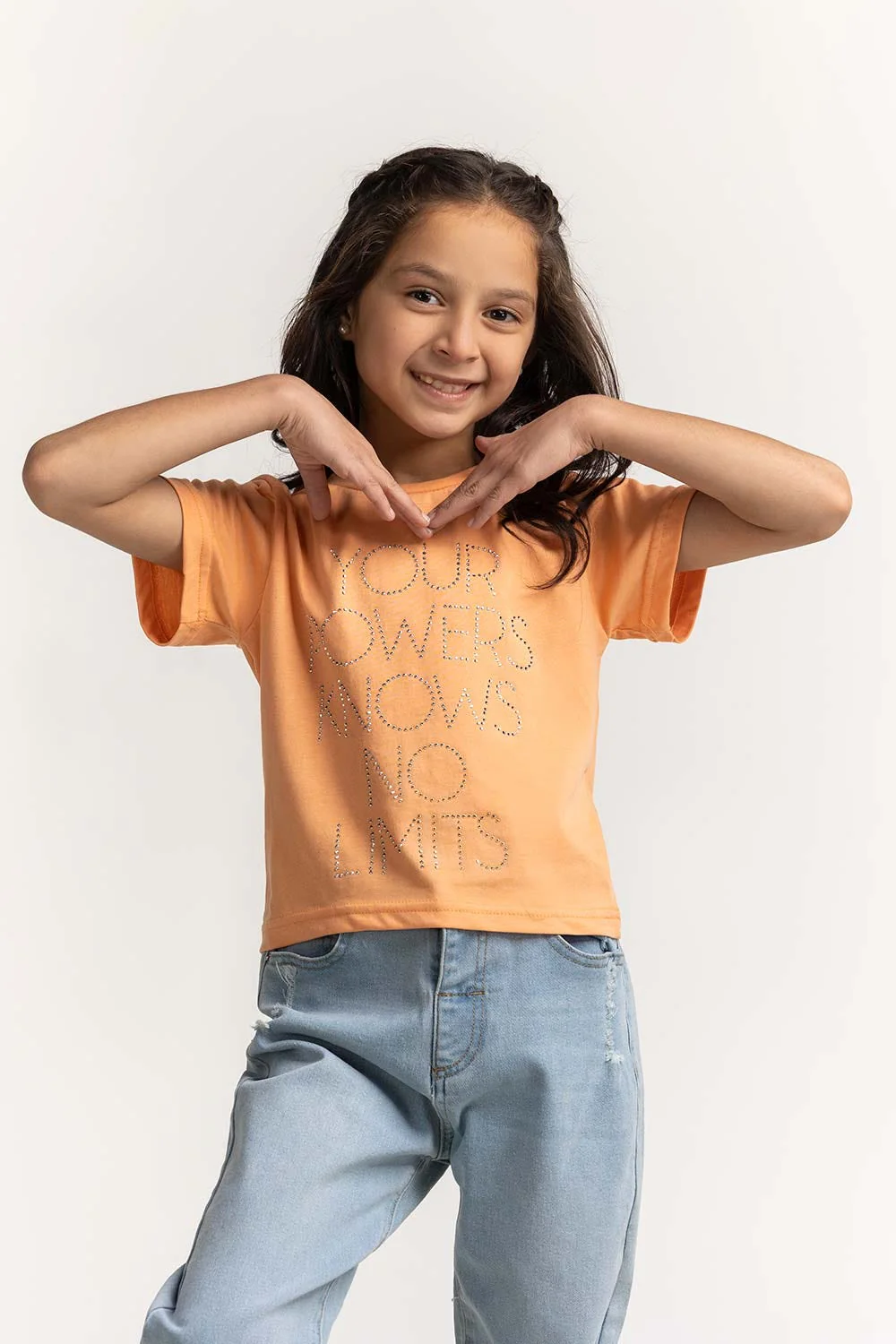 Crew Neck Embellished Tee - Image 6