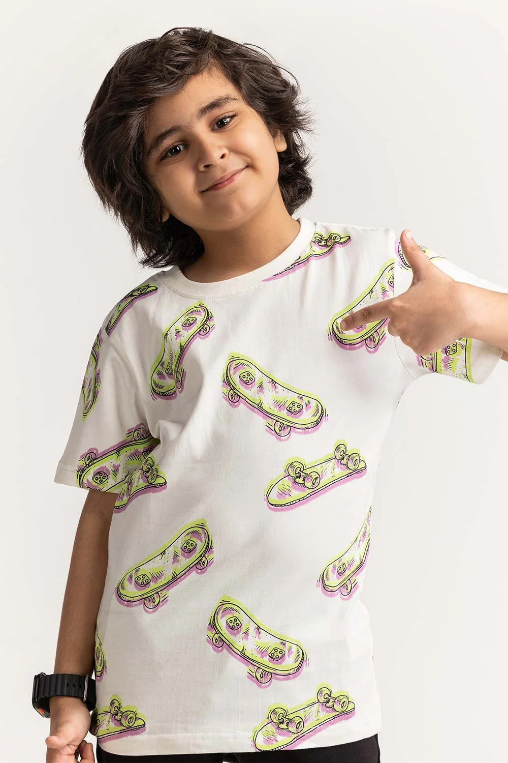 Crew Neck Graphic Tee - Image 3