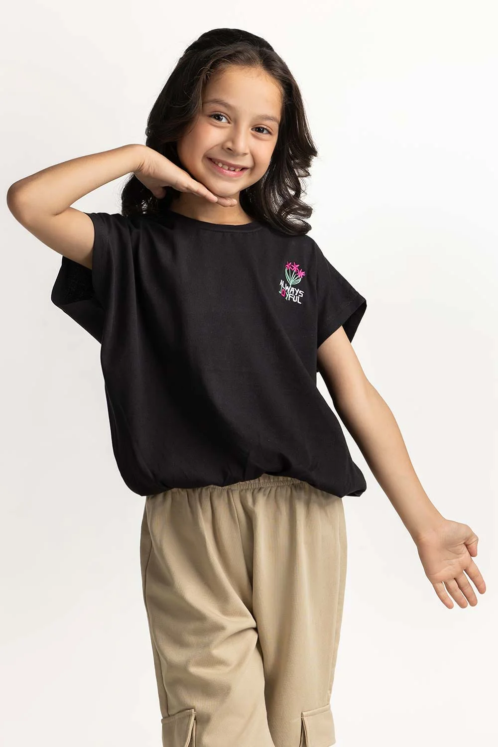 Crew Neck Loose Fit Tee - Image 5