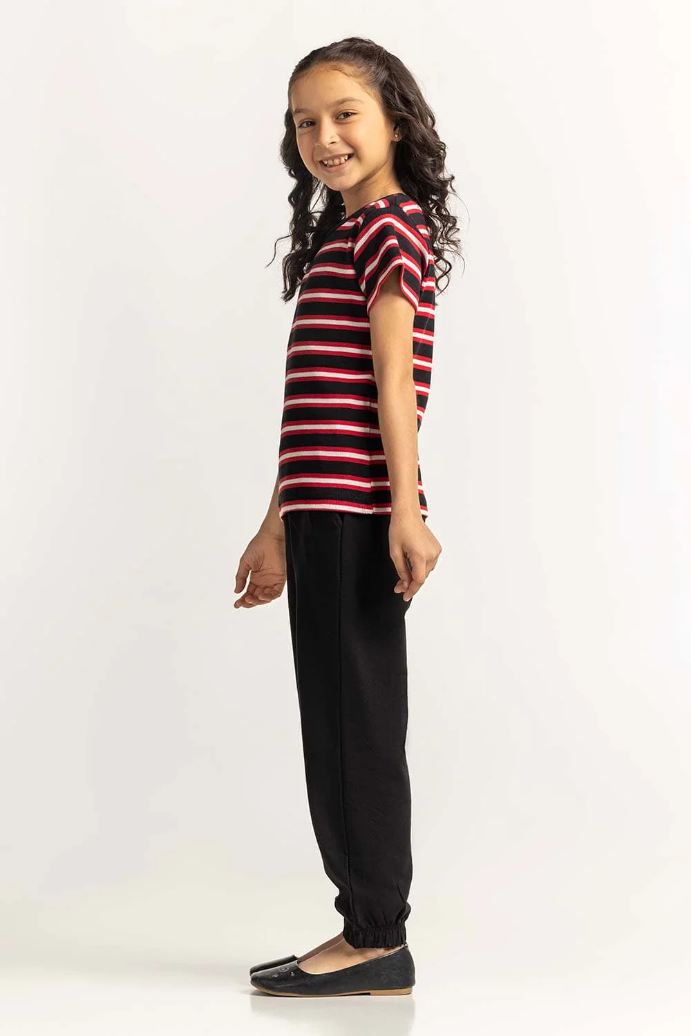 Crew Neck Yarn-Dyed Tee - Image 3