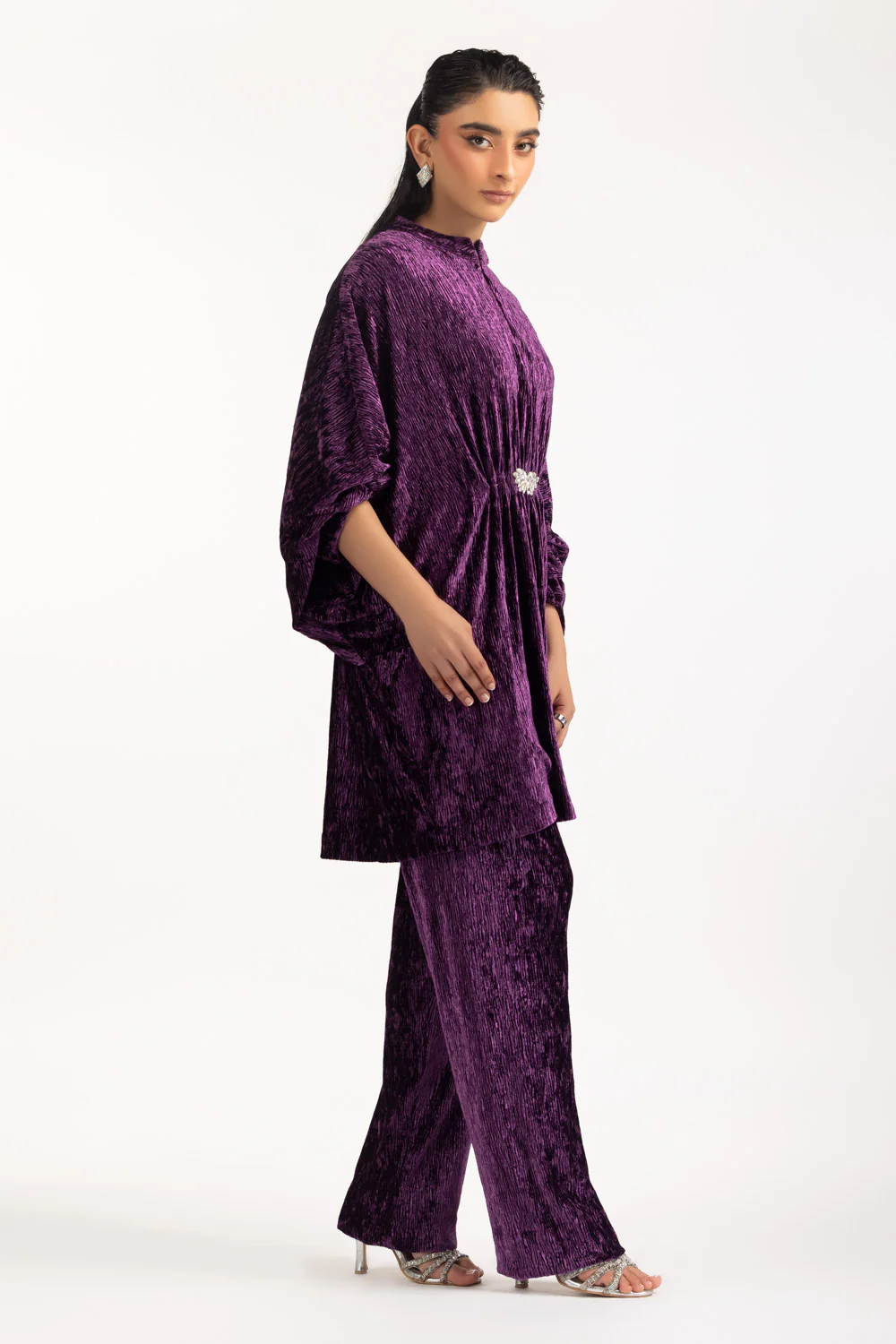 Crinkle Velvet Co-Ord Set - Image 5