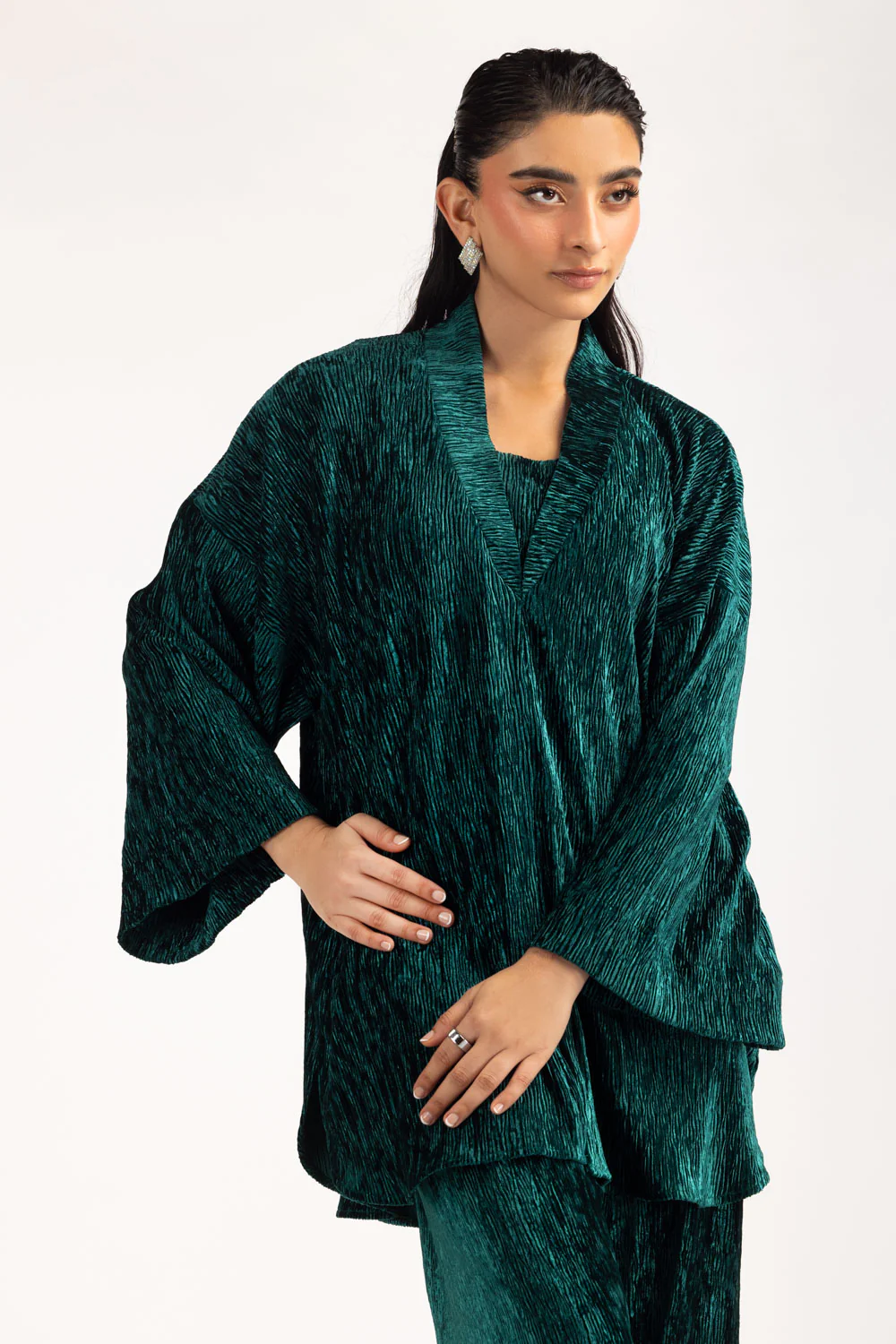 Crinkle Velvet Co-Ord Set - Image 4