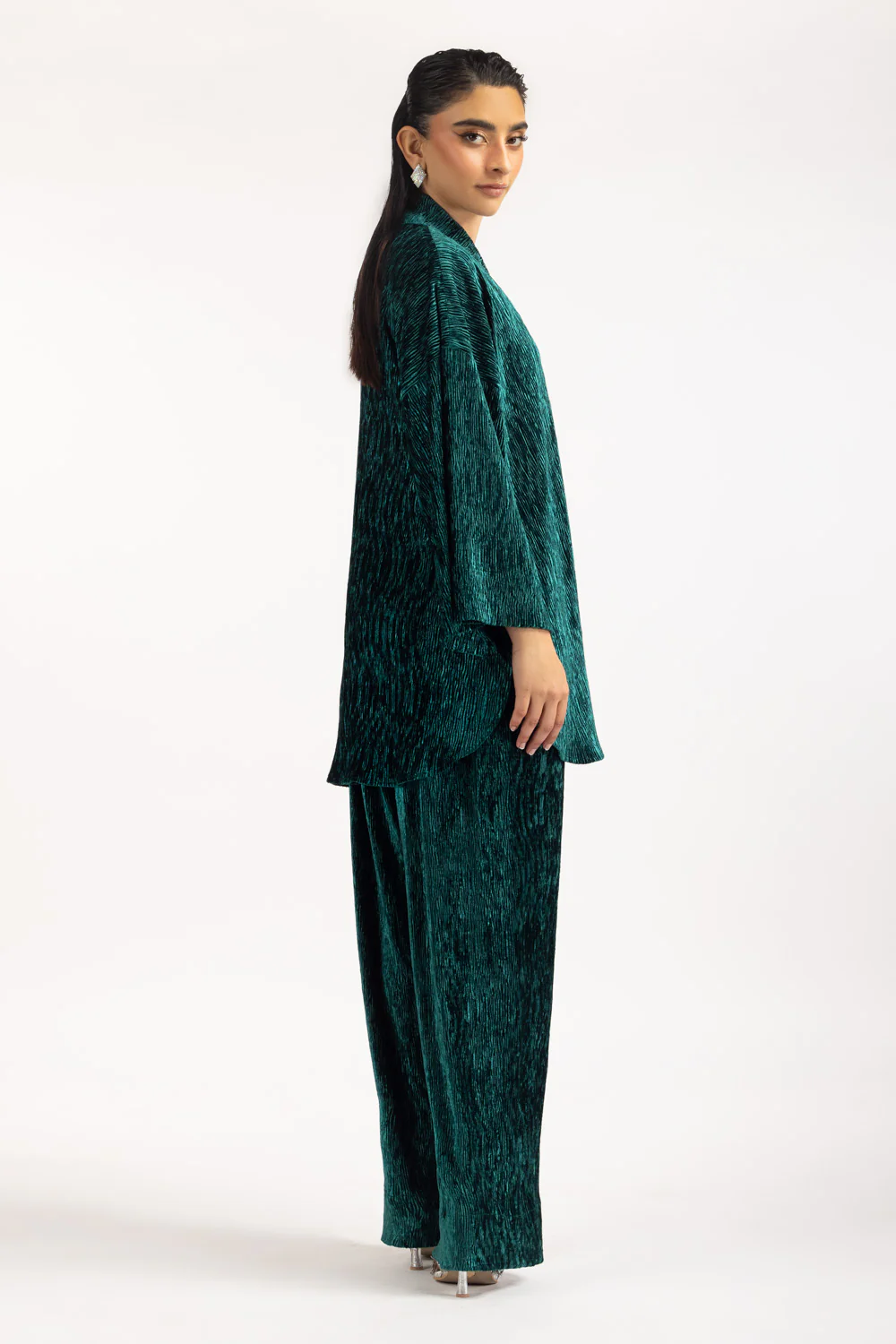Crinkle Velvet Co-Ord Set - Image 5