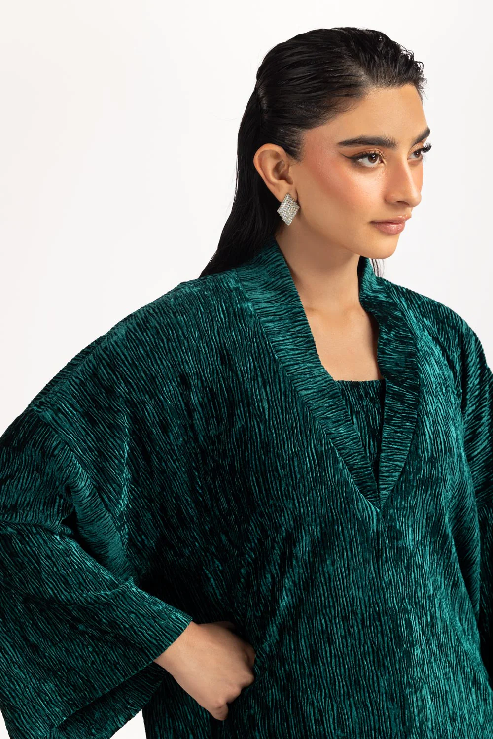 Crinkle Velvet Co-Ord Set - Image 6