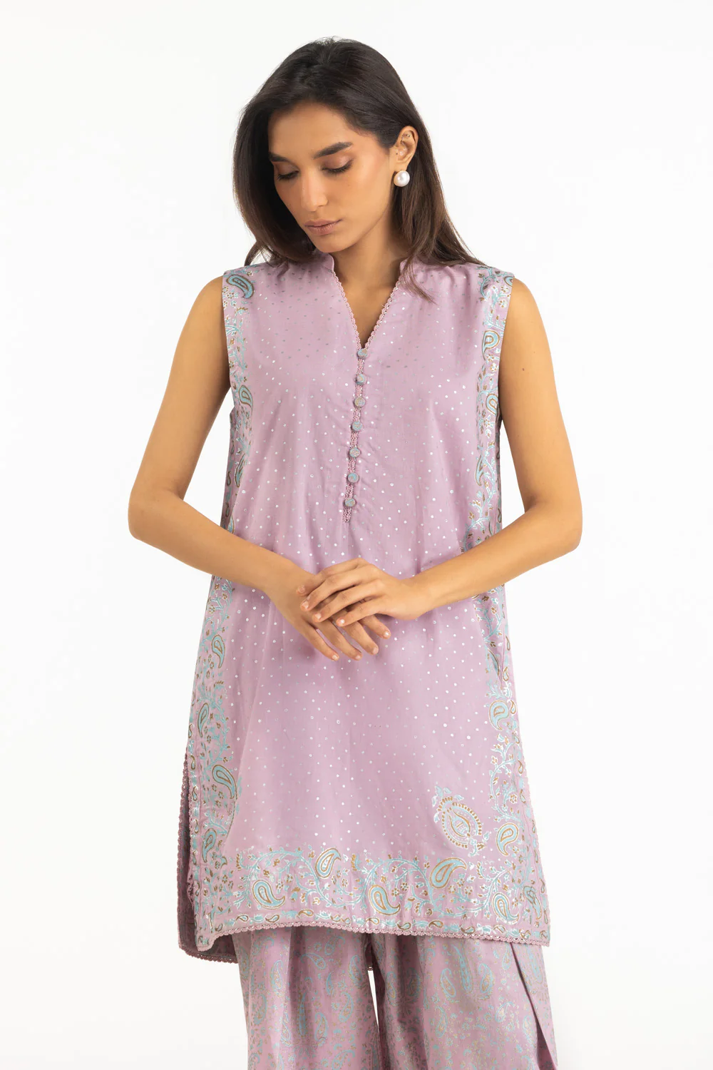 Cross Hatch Block Printed Co-Ord Set - Image 5
