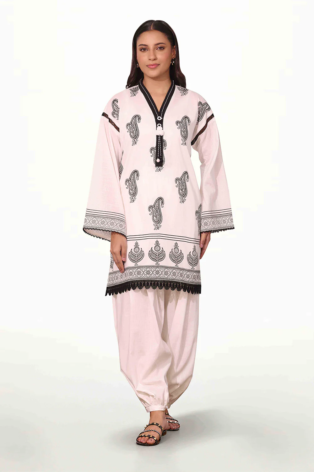 Cross Hatch Block Printed Co-Ord Set