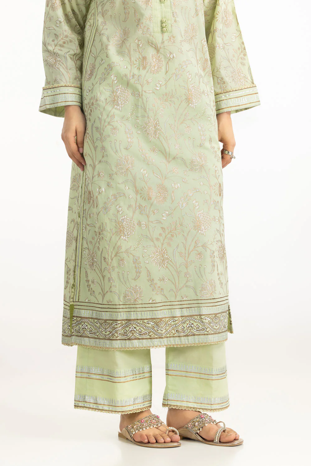 Cross Hatch Block Printed Shirt And Trouser - Image 7