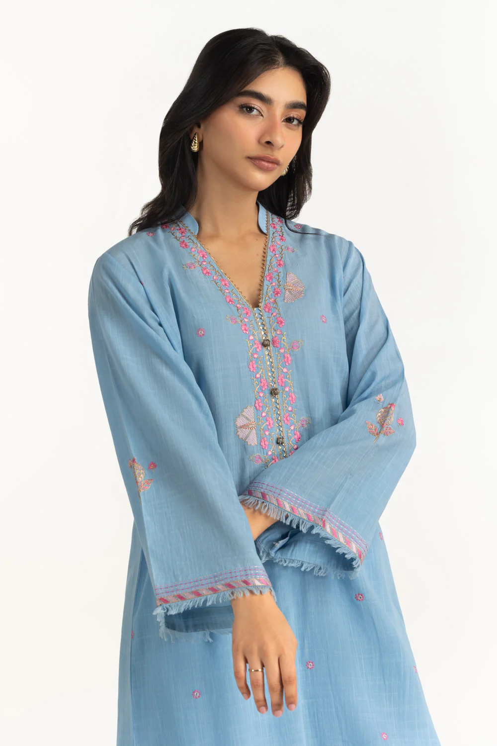 Cross Hatch Embroidered Co-Ord Set - Image 4