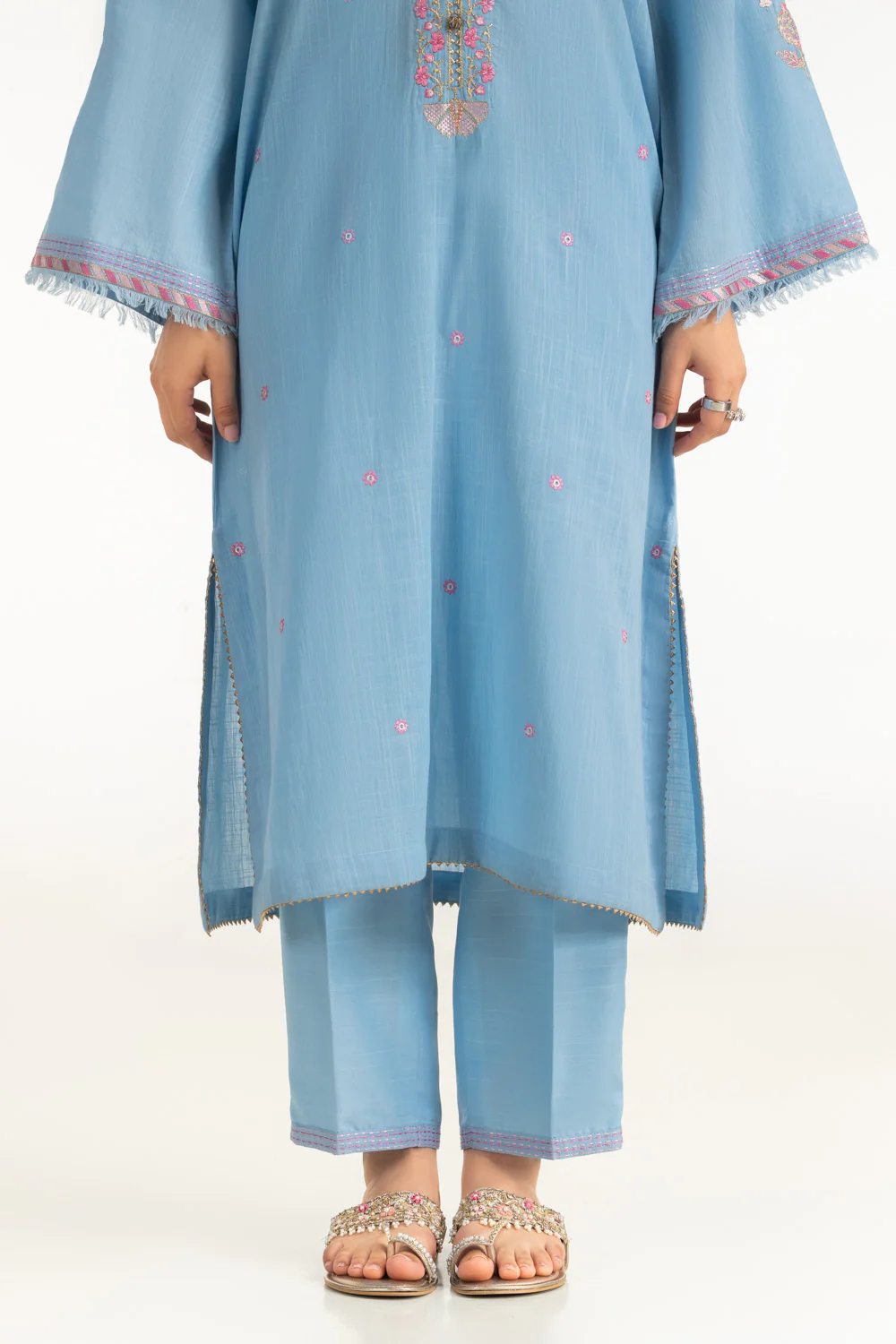 Cross Hatch Embroidered Co-Ord Set - Image 6