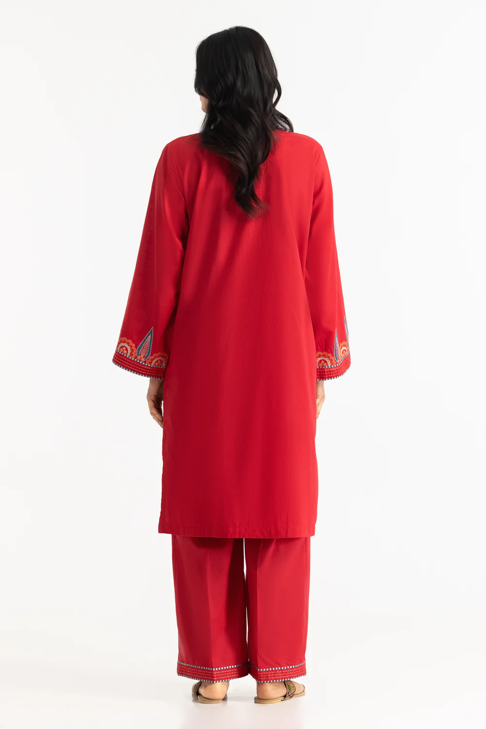 Cross Hatch Embroidered Shirt And Cambric Trouser - Image 6