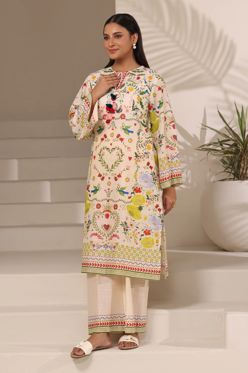 Cross Hatch Printed Co-Ord Set - Image 3