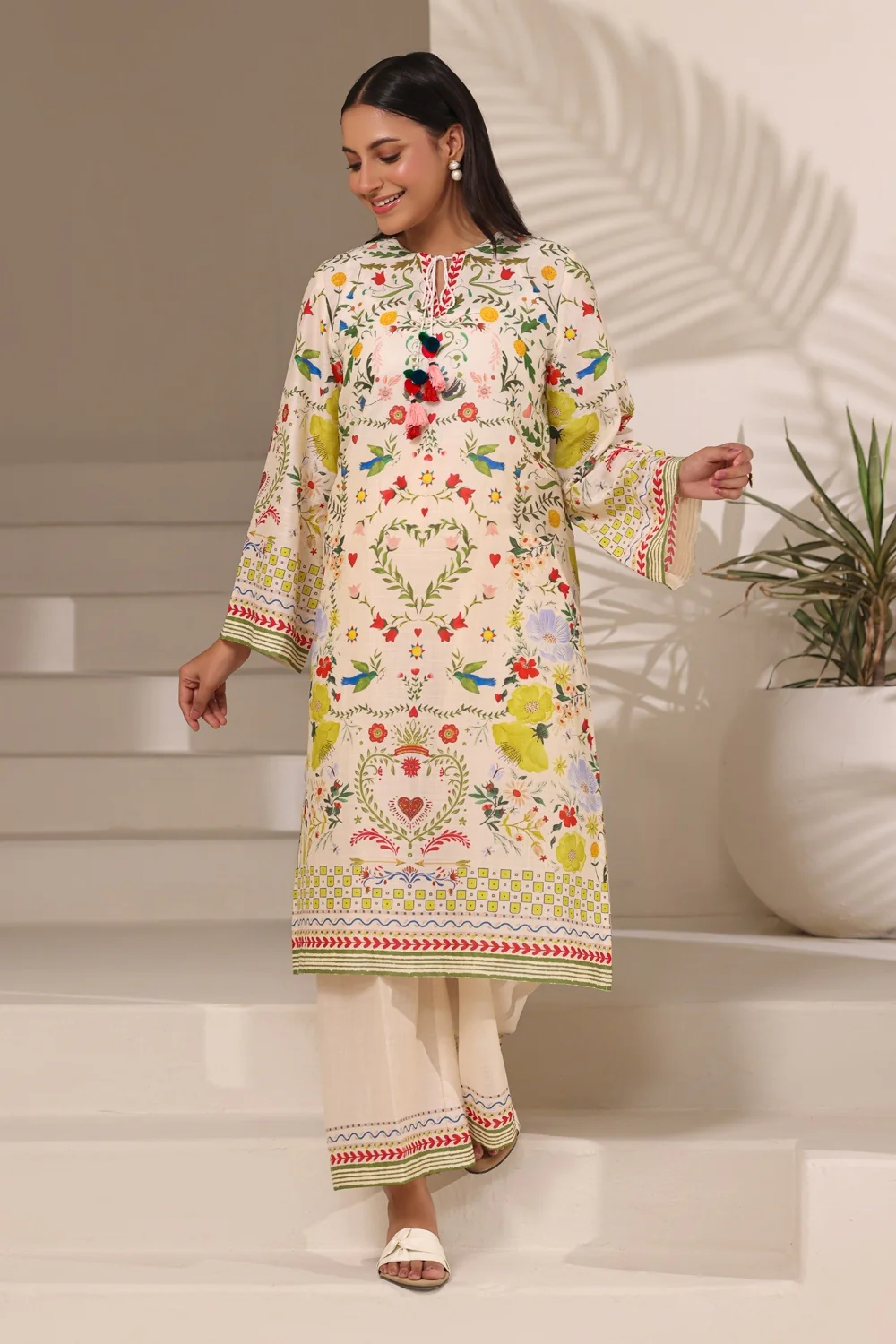 Cross Hatch Printed Co-Ord Set - Image 4