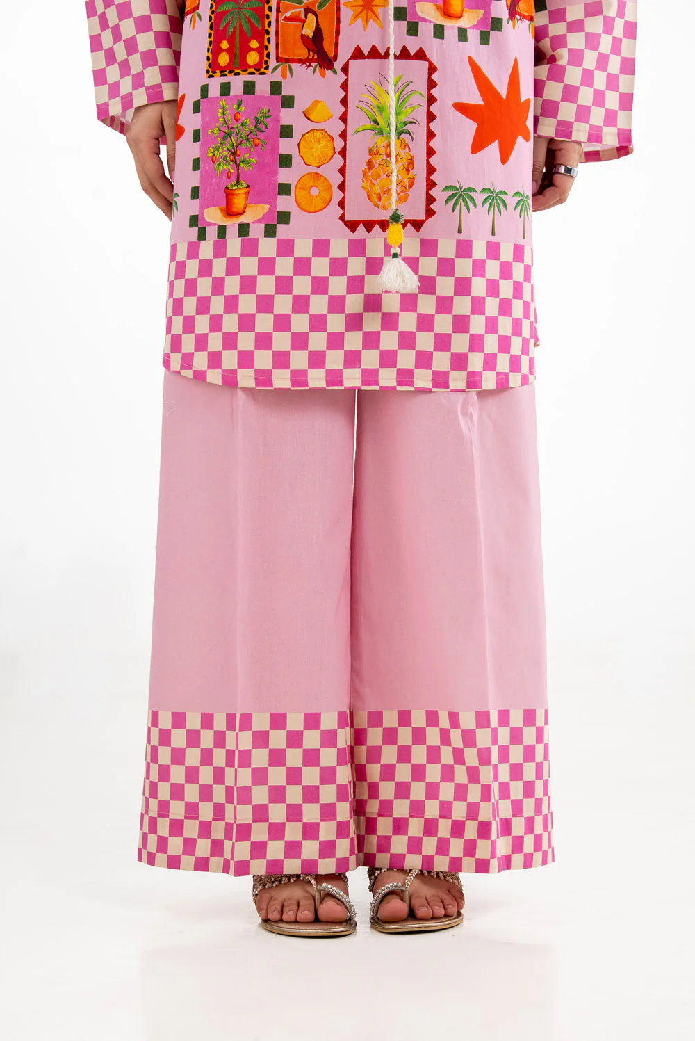 Cross Hatch Printed Co-Ord Set - Image 7