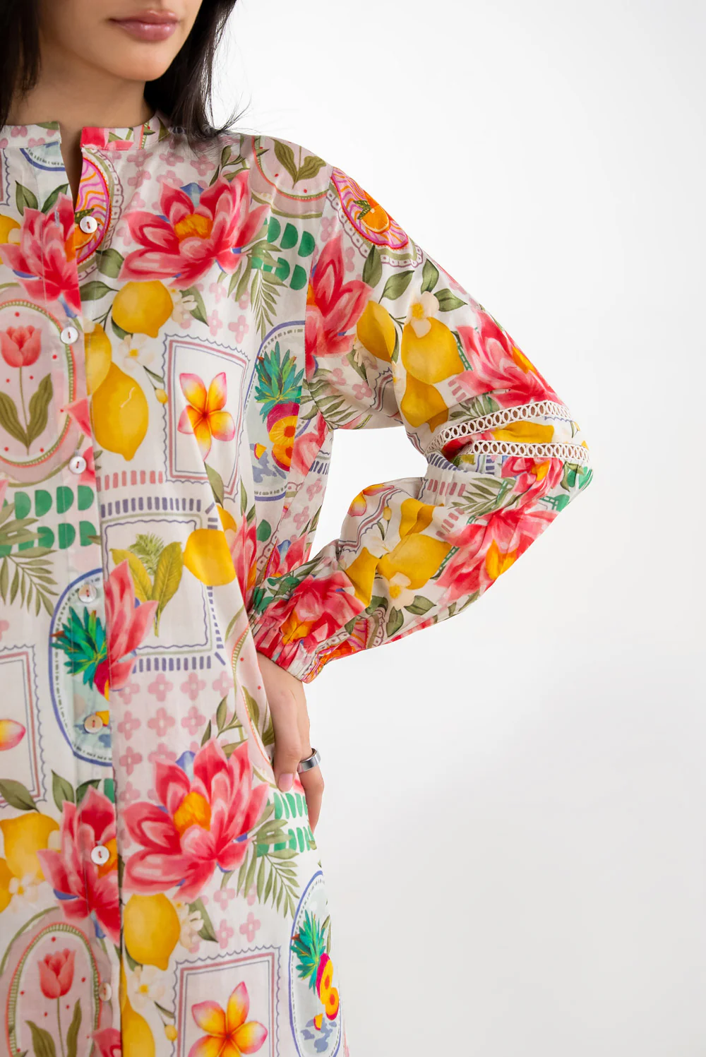Cross Hatch Printed Co-Ord Set - Image 2