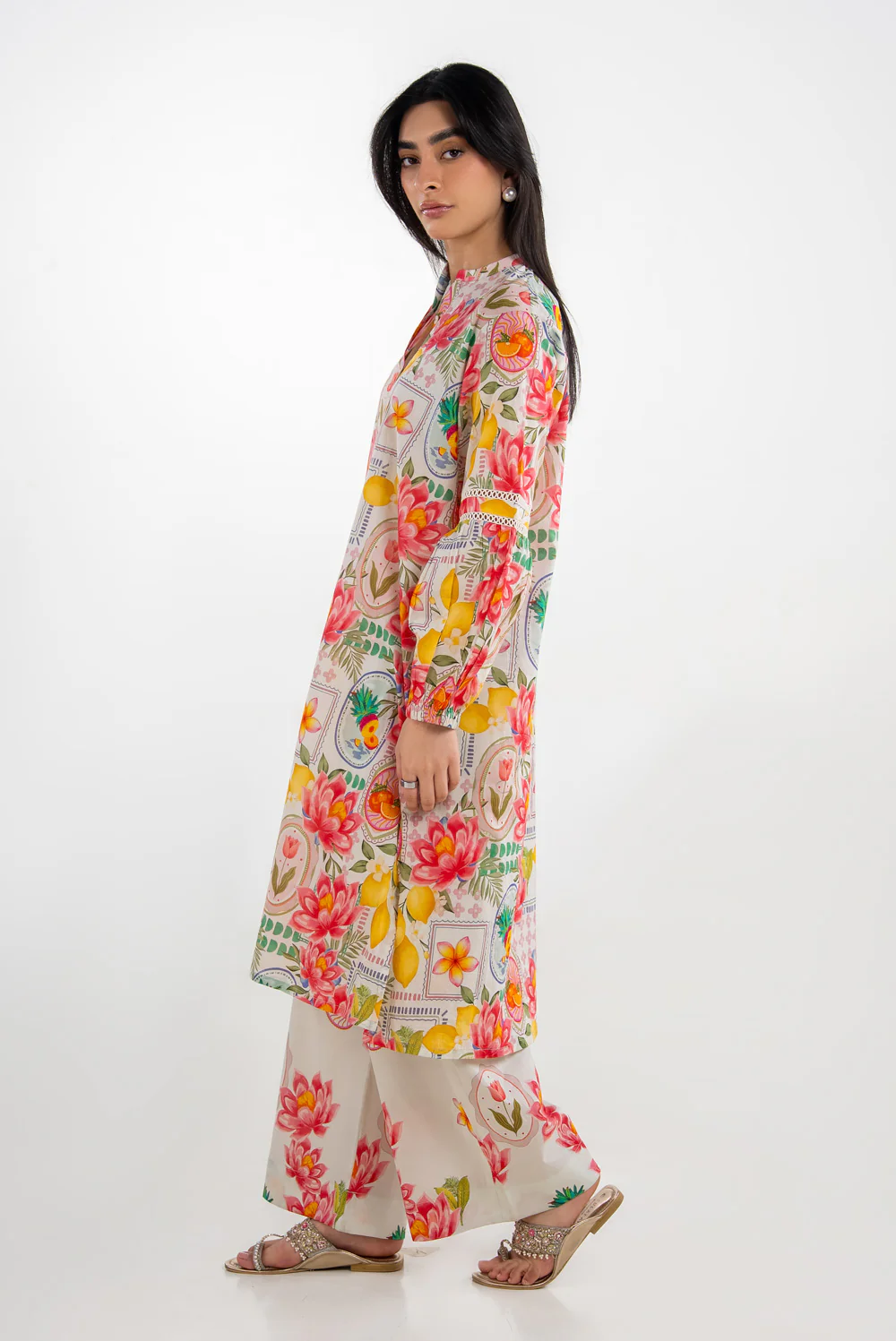 Cross Hatch Printed Co-Ord Set - Image 4