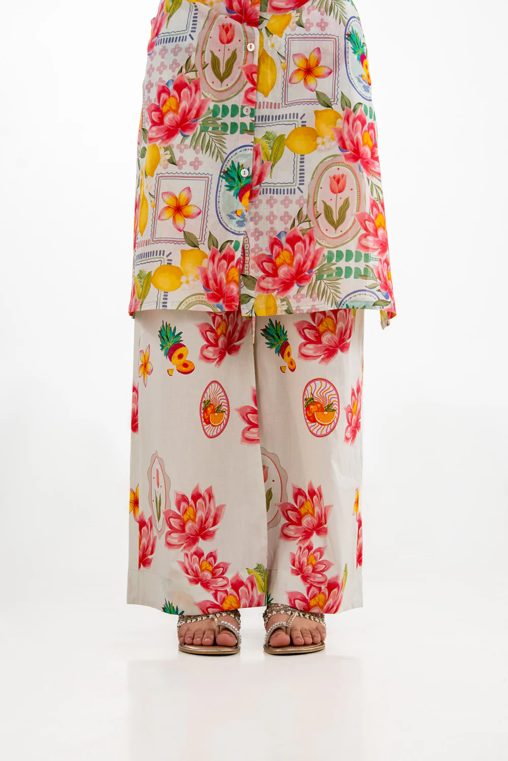 Cross Hatch Printed Co-Ord Set - Image 7