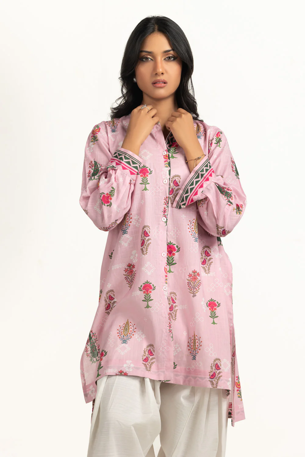 Cross Hatch Printed Shirt - Image 2