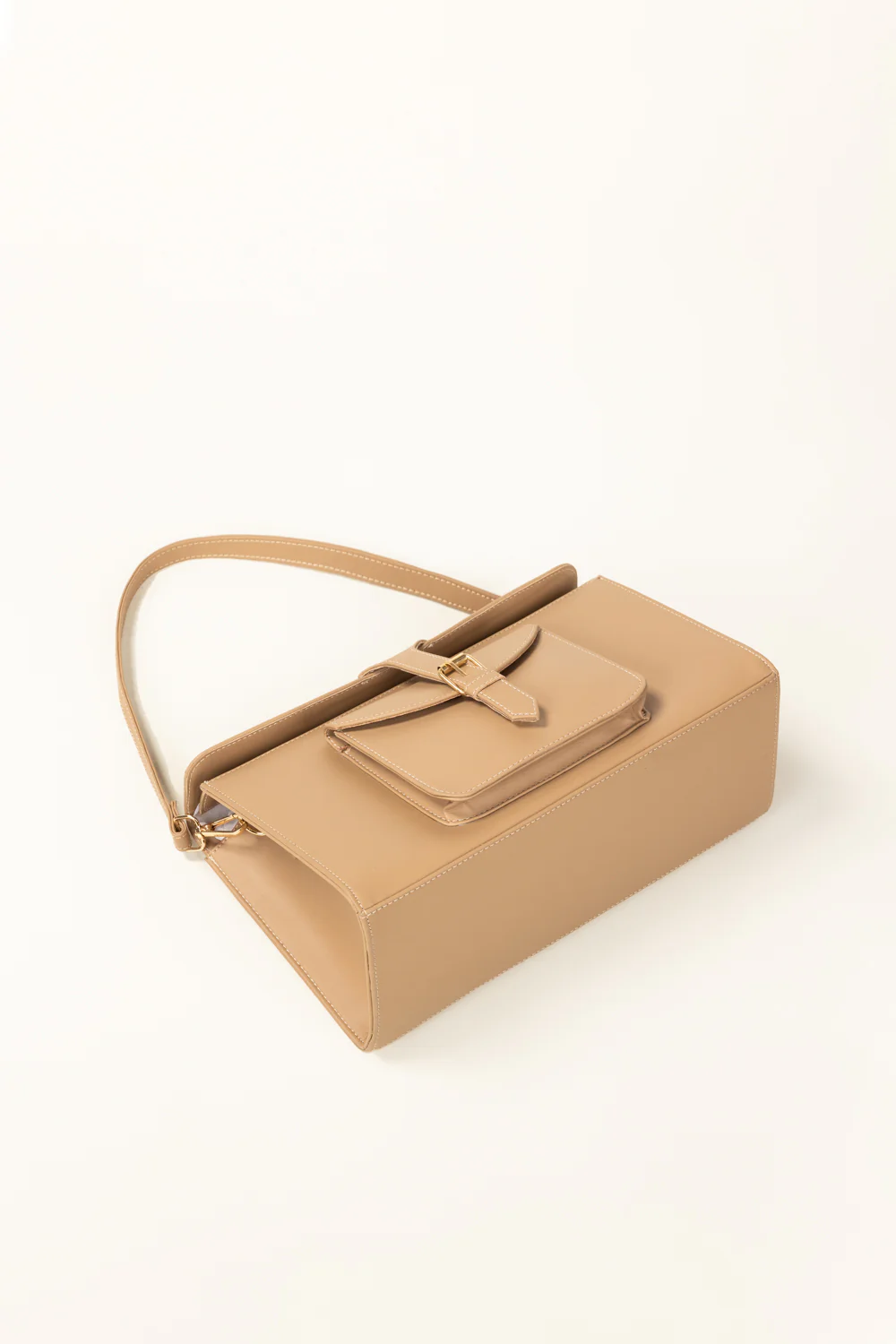 Dark Beige Shoulder Bag - Image 2