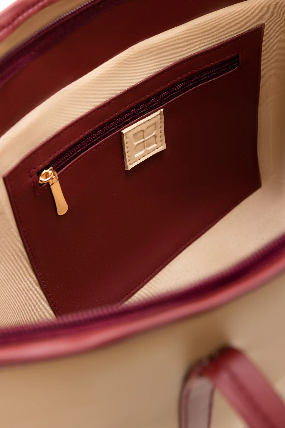 Dark Beige Tote Bag - Image 6