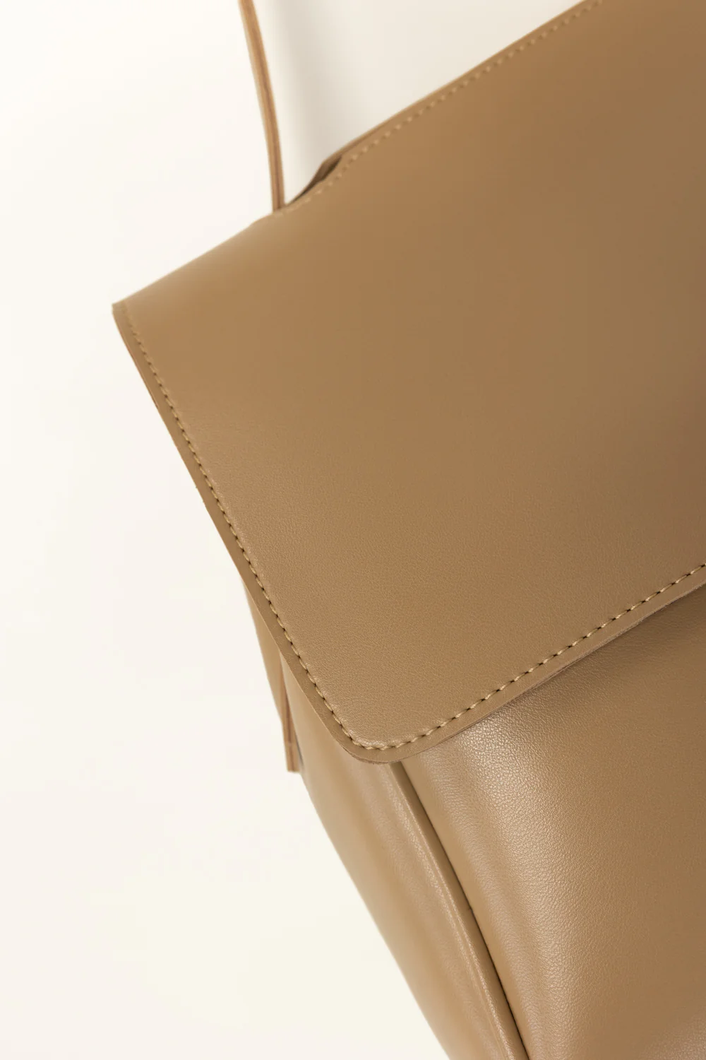 Dark Beige Tote Bag - Image 2