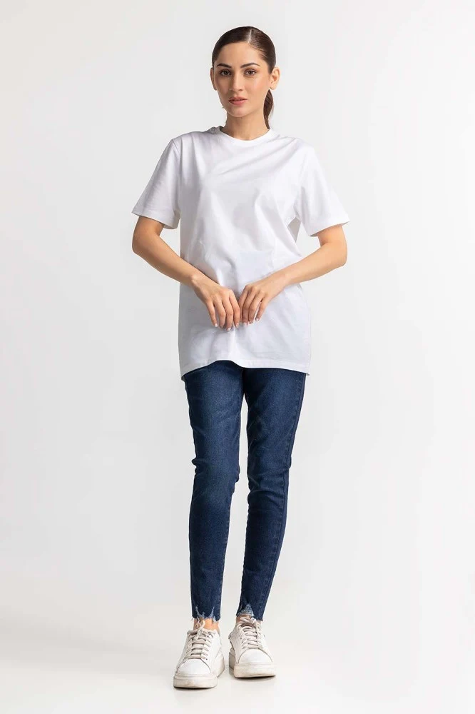 Dark Blue Basic Denim Jeans