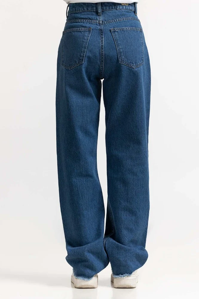 Dark Blue Basic Denim Jeans - Image 4