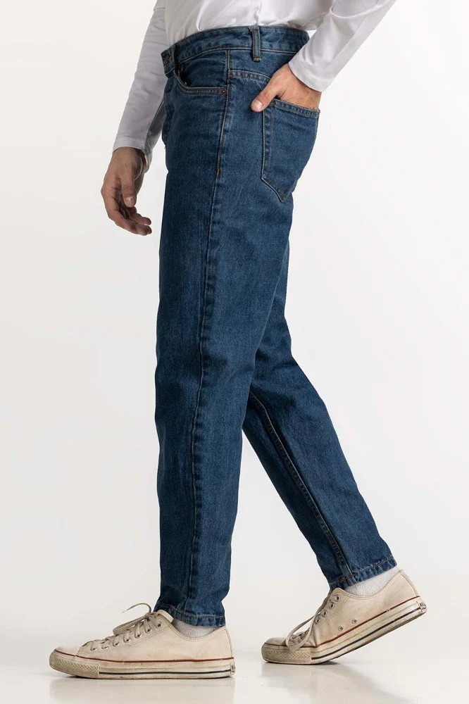 Dark Blue Basic Jeans - Image 3
