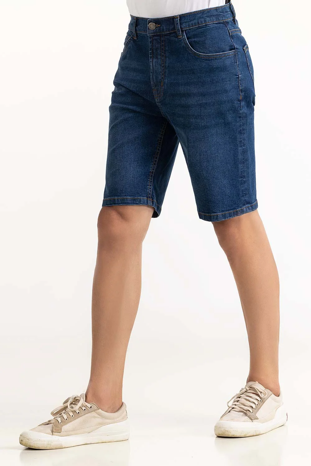 Dark Blue Basic Short - Image 3