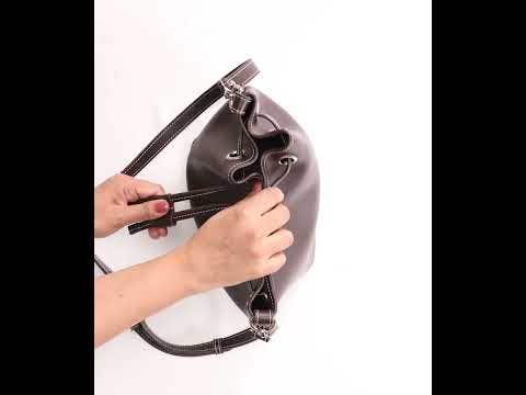 Dark Brown Bucket Bag - Image 5
