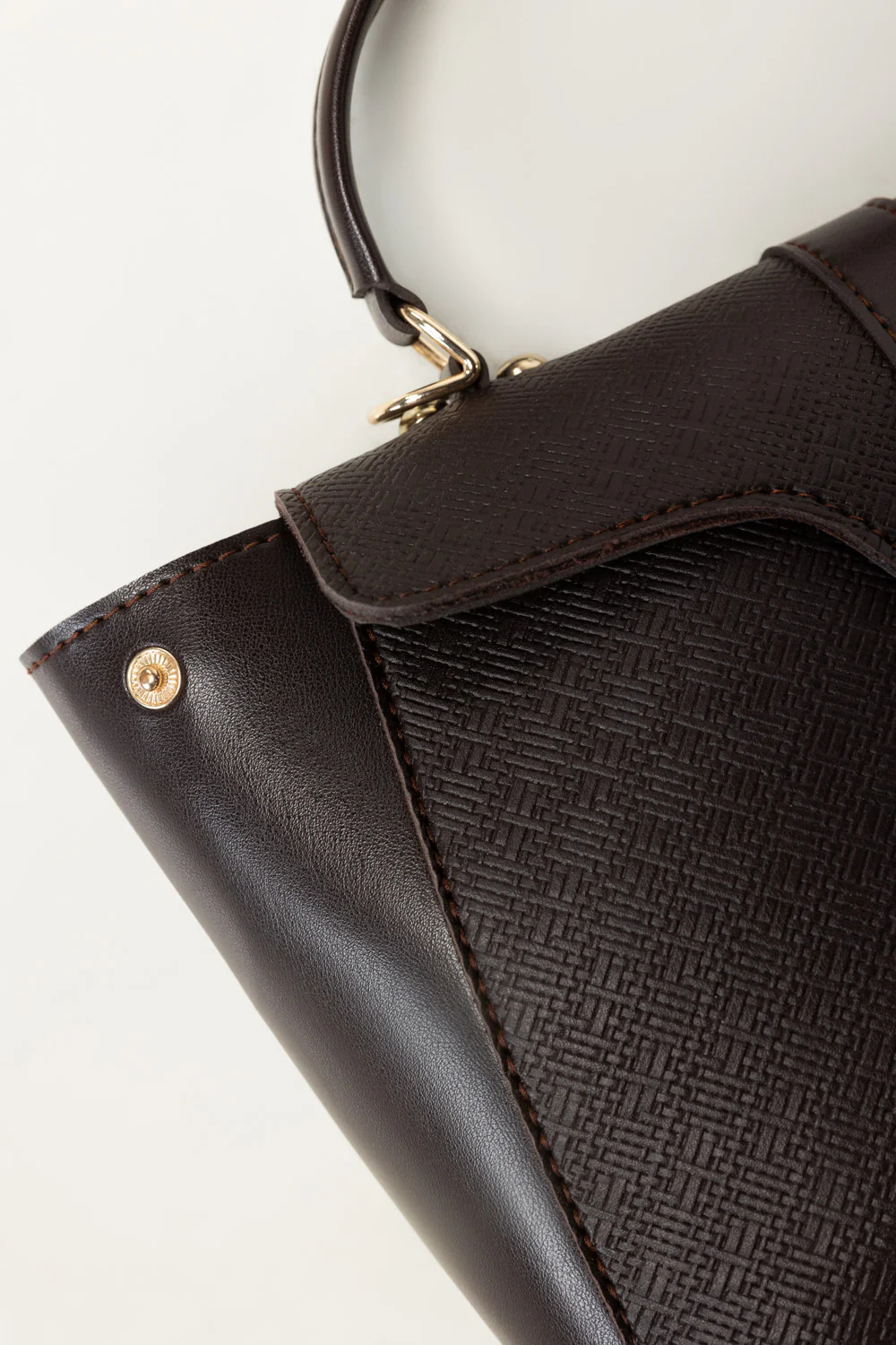 Dark Brown Hand Bag - Image 2