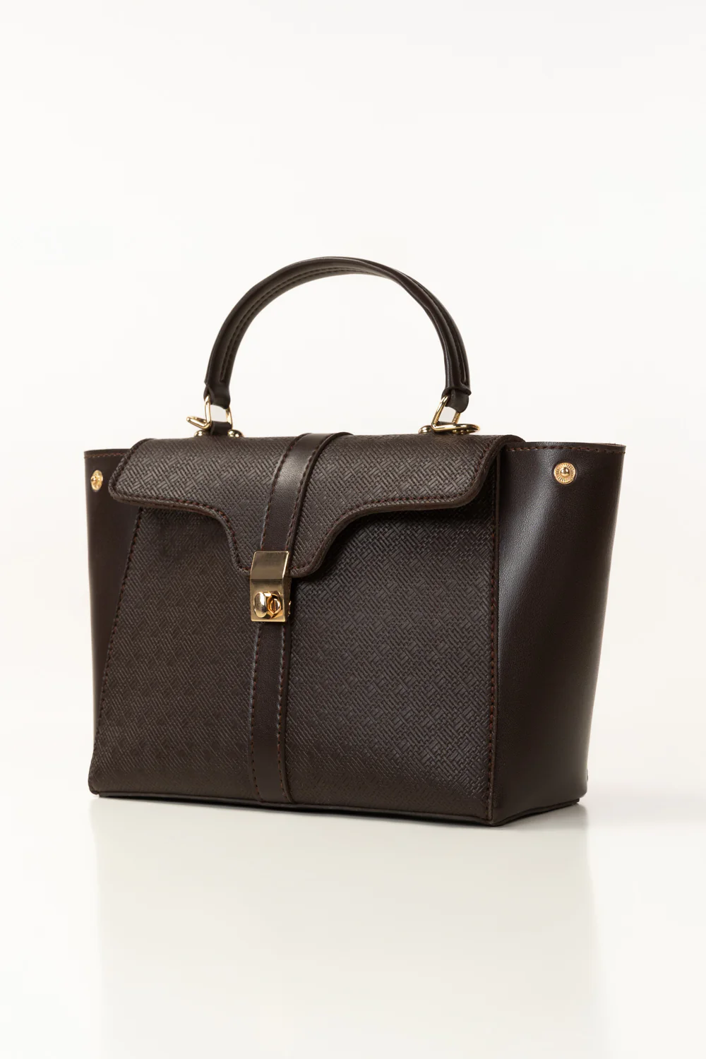 Dark Brown Hand Bag - Image 3