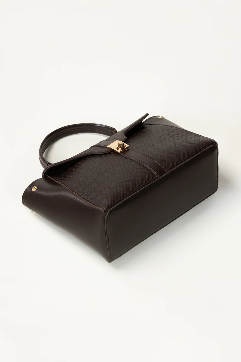 Dark Brown Hand Bag - Image 4