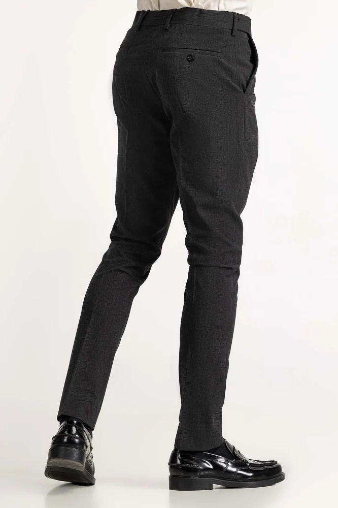 Dark Grey Basic Dress Pant - Image 3
