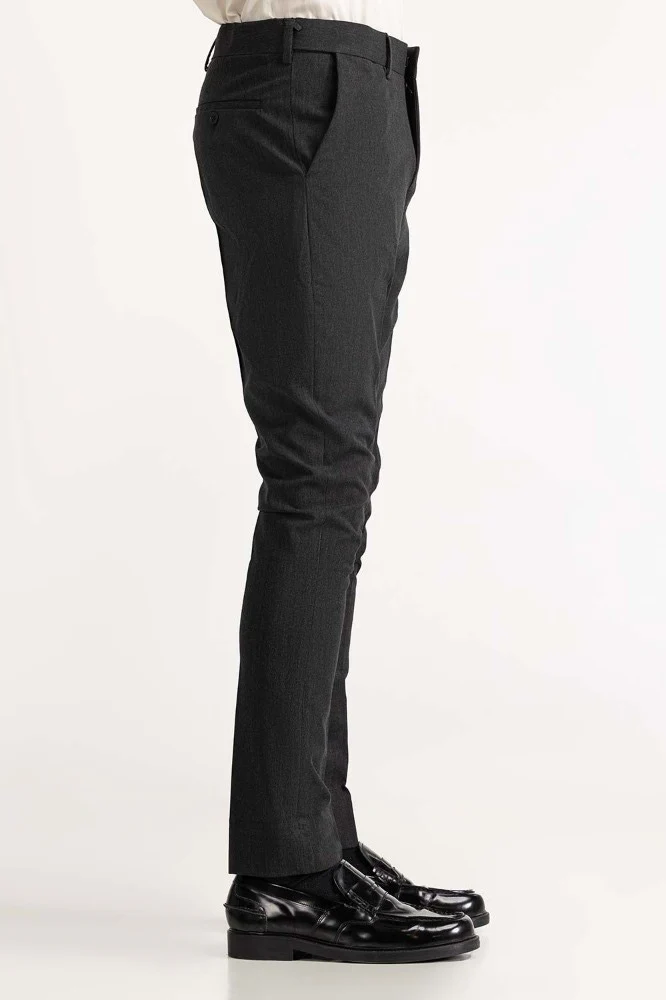 Dark Grey Basic Dress Pant - Image 5