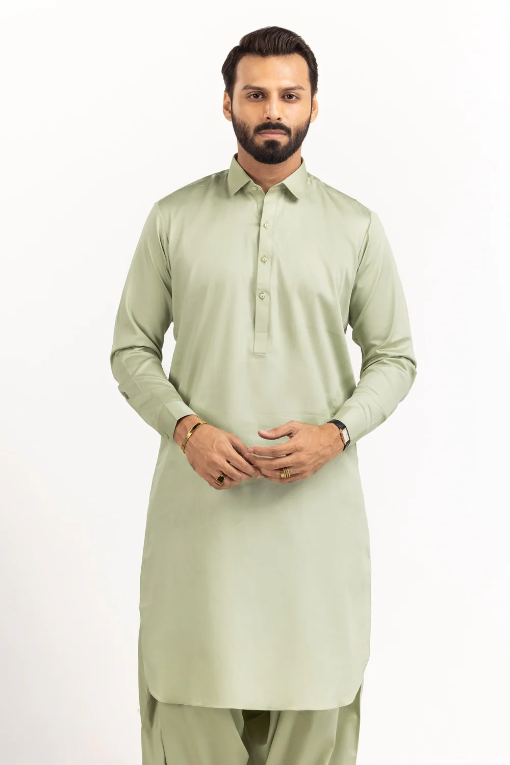 Darvesh Latha Unstitched Fabric Cotton-LF - Image 3
