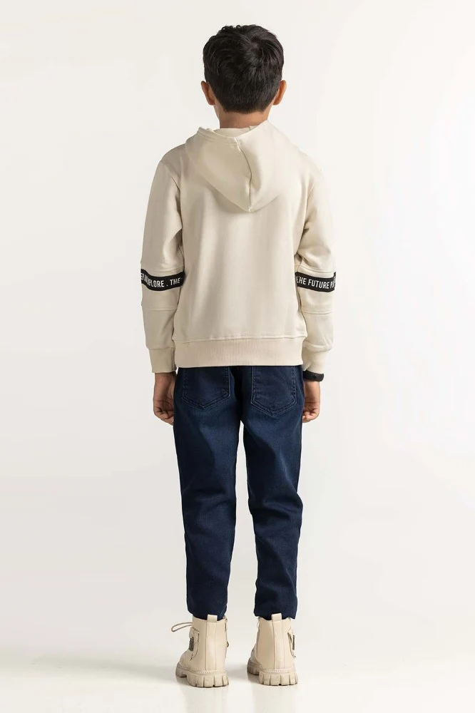 Dawn Blue Printed Sweatshirt - Image 3