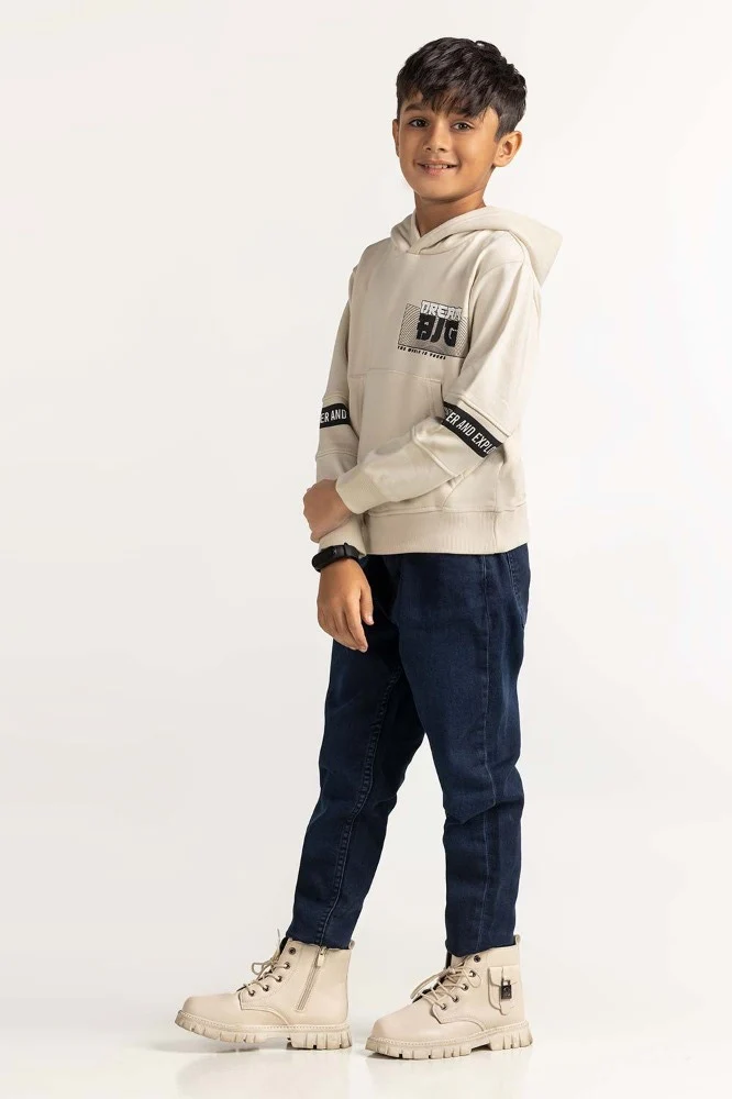 Dawn Blue Printed Sweatshirt - Image 4
