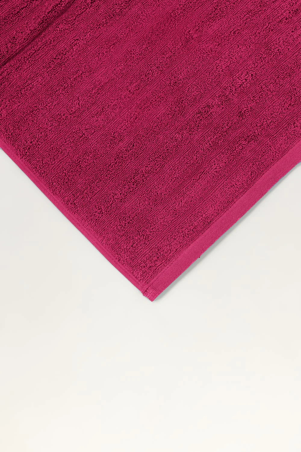 Deep Pink Combed Plain Towel - Image 4