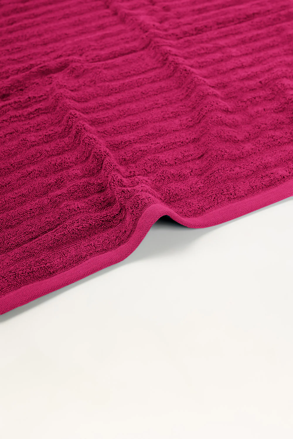 Deep Pink Combed Plain Towel - Image 5