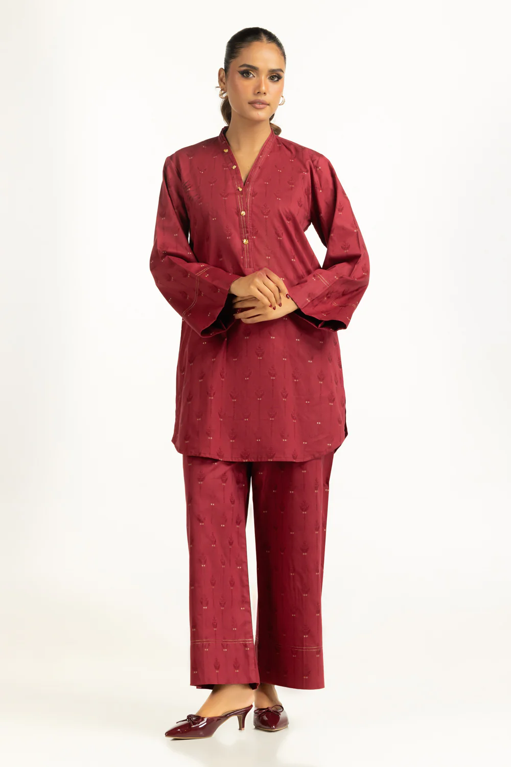 Denier Jacquard Co-Ord Set - Image 3