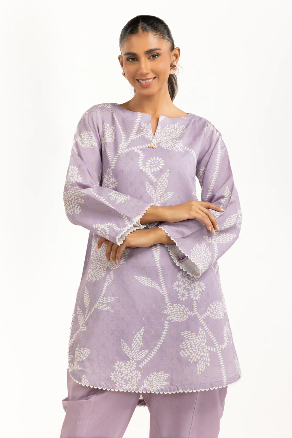 Denier Jacquard Printed Co-Ord Set - Image 2