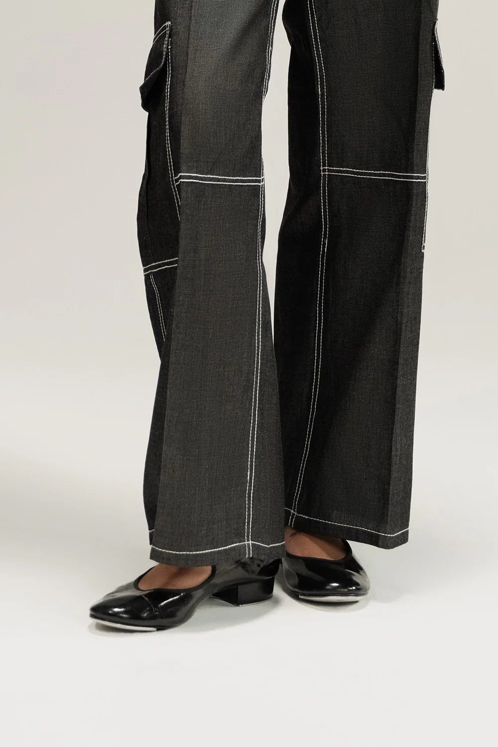 Denim Dyed Pant With Pocket - Image 3