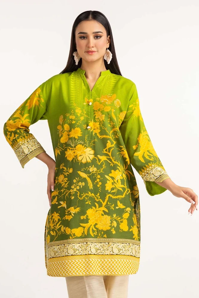 Digital Print Khaddar Shirt - Image 2