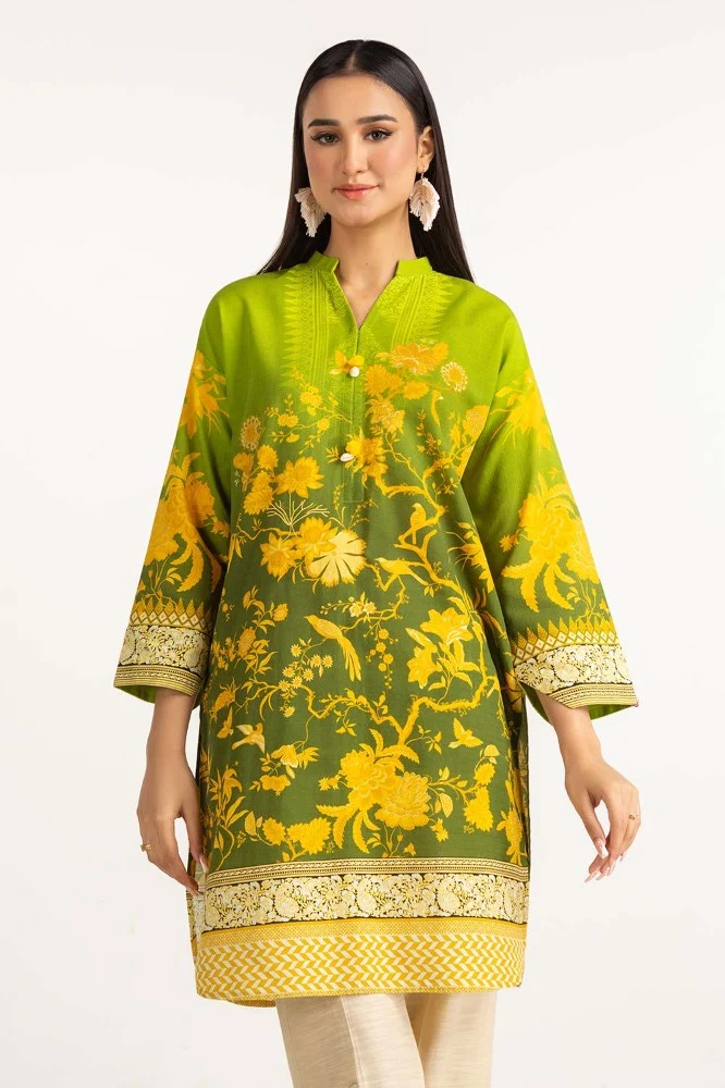 Digital Print Khaddar Shirt - Image 4