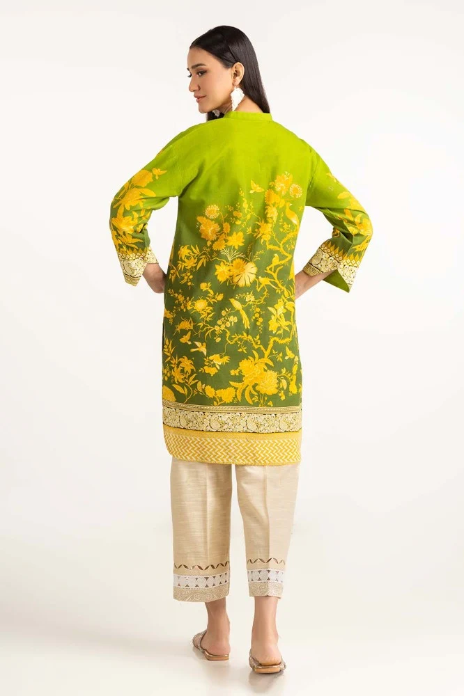 Digital Print Khaddar Shirt - Image 5