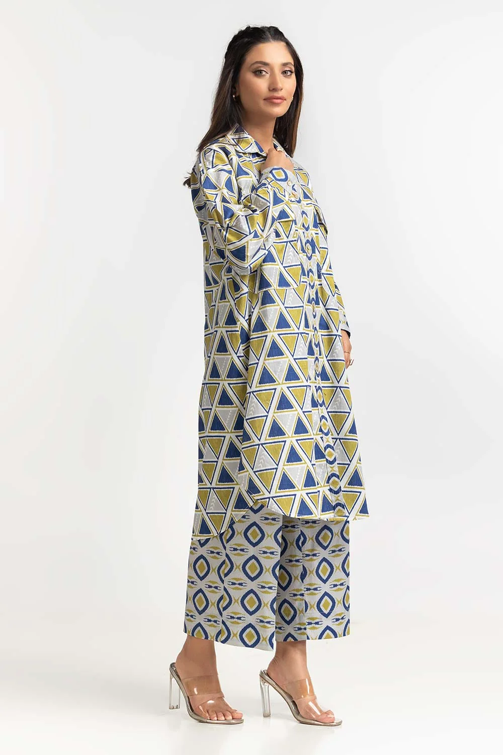 Digital Printed Dobby Shirt And Trouser - Image 3