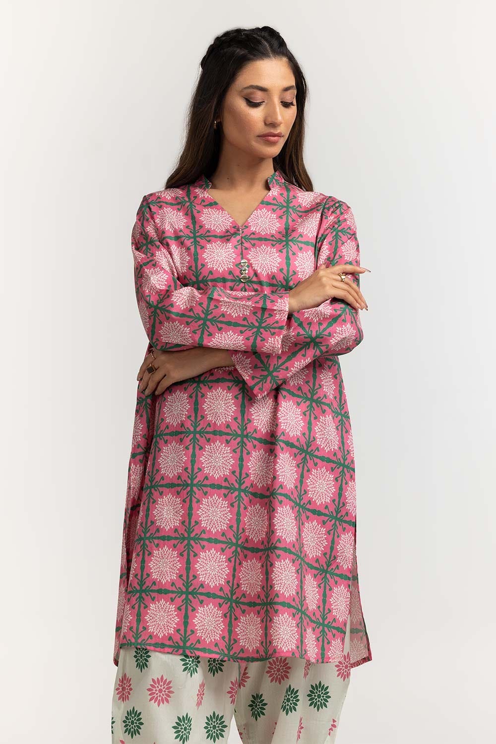 Digital Printed Dobby Shirt And Trouser - Image 4