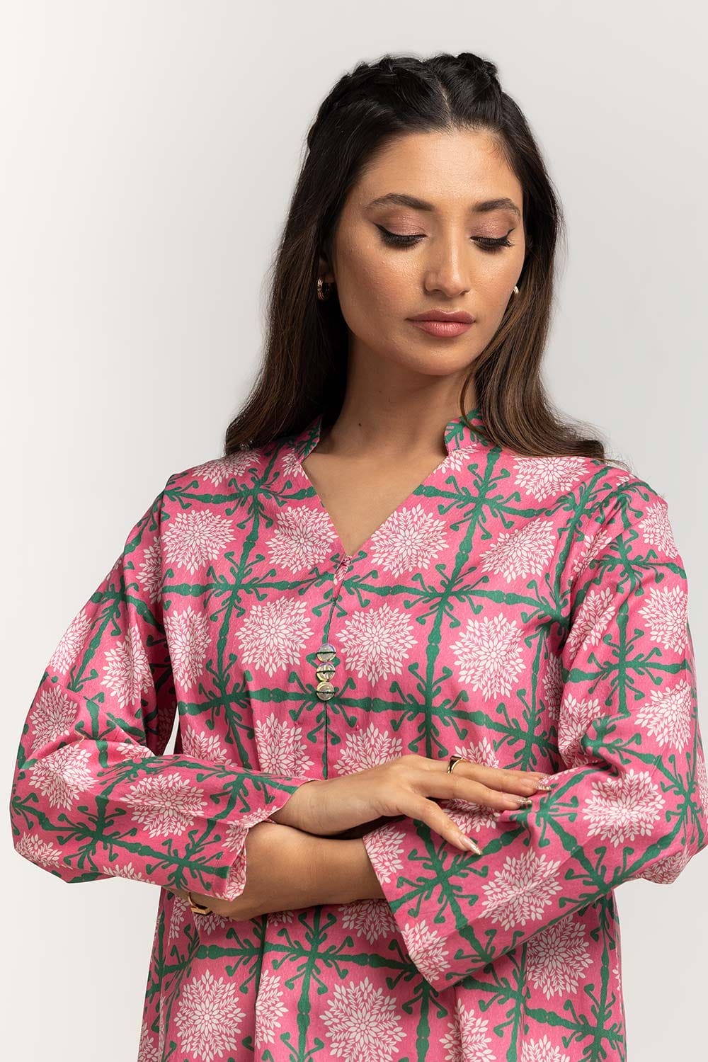 Digital Printed Dobby Shirt And Trouser - Image 5