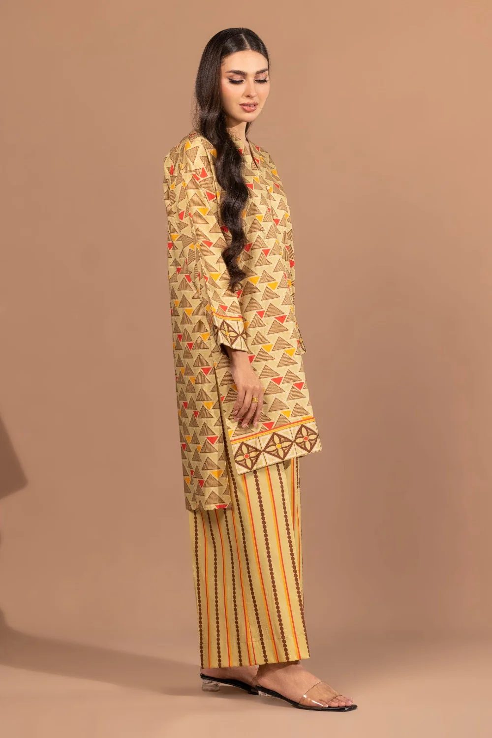 Digital Printed Dobby Shirt And Trouser - Image 3